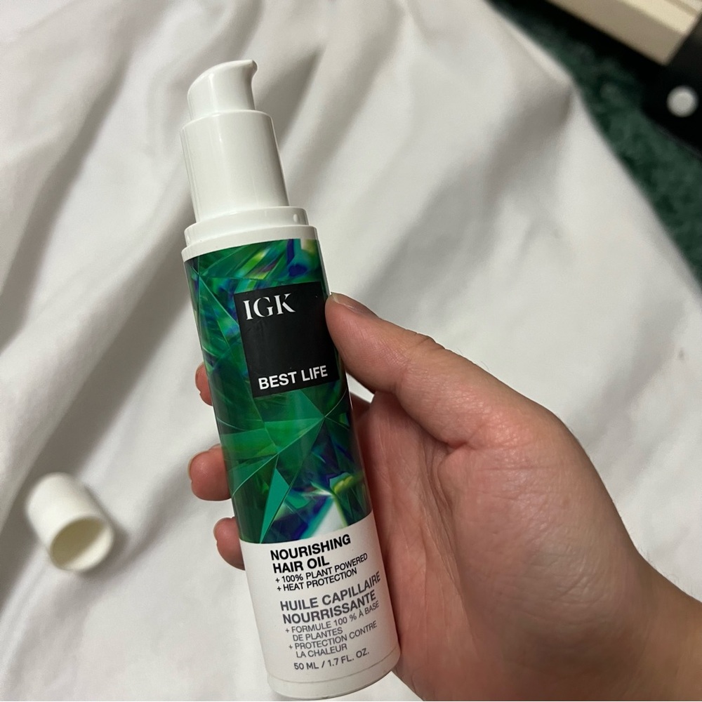 IGK Best Life 100% Plant Powered Nourishing Hair Oil - 1.7 FL OZ - Picture 3 of 5